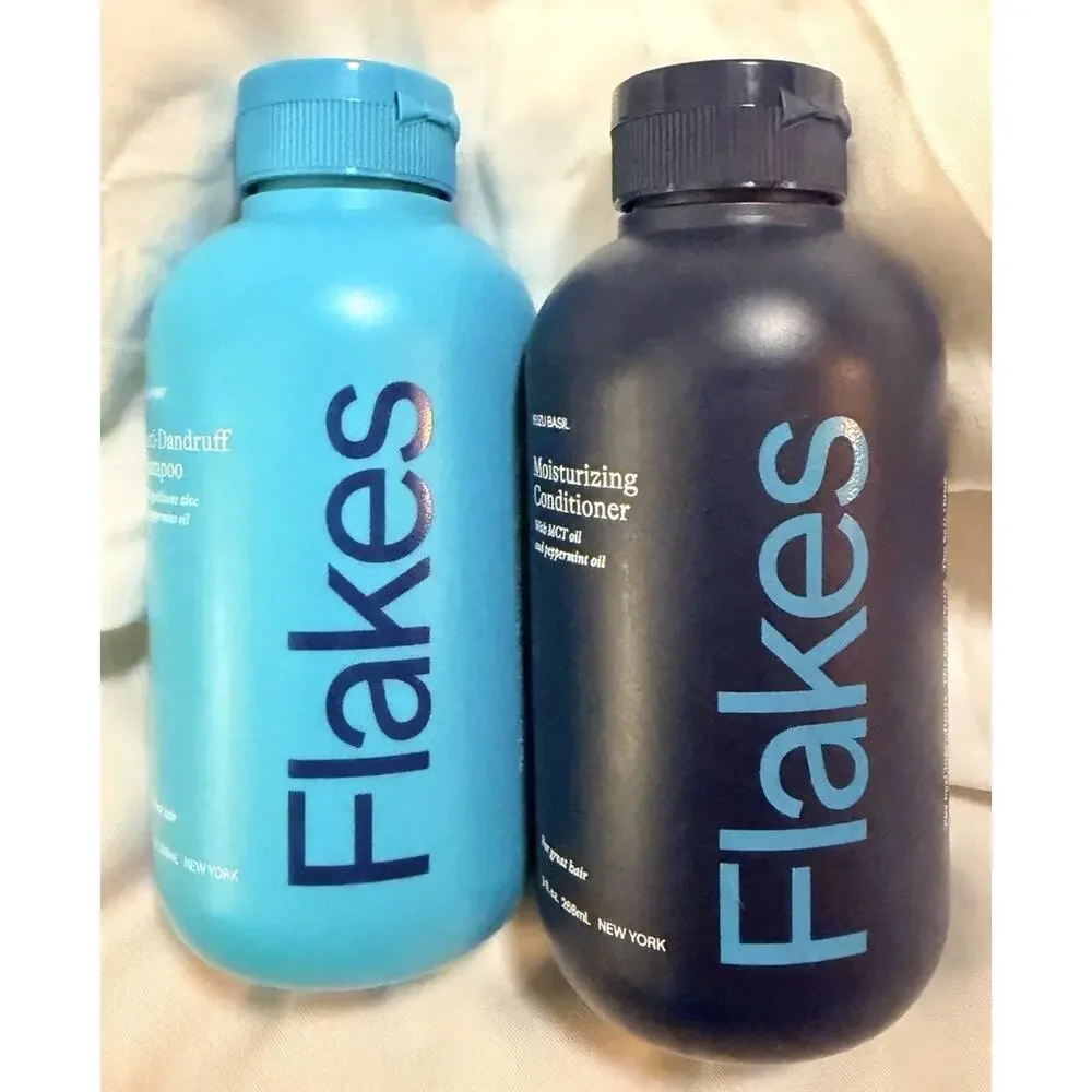 Flakes Anti-Dandruff Shampoo & Moisturizing Conditioner Set 9 fl oz 266ml Duo